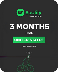 Spotify Premium 3 Months Trial Subscription (United States) - Digital Key