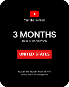 YouTube Premium 3 Months Trial (United States) - Official Website - Digital Key
