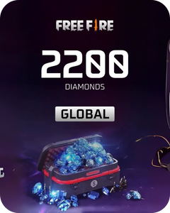 Garena Free Fire - 2200 Diamonds (Global) - Digital Key