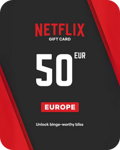 Netflix 50 EUR Gift Card (Europe) - Digital Key