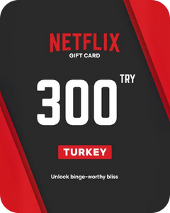 Netflix 300 TRY Gift Card (Turkey) - Digital Key
