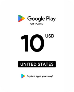 Google Play 10 USD Gift Card (United States) - Digital Key