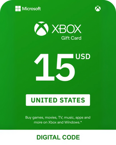 Xbox 15 USD Gift Card (United States) - Digital Key