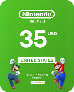 Nintendo eShop 35 USD Gift Card (United States) - Digital Key