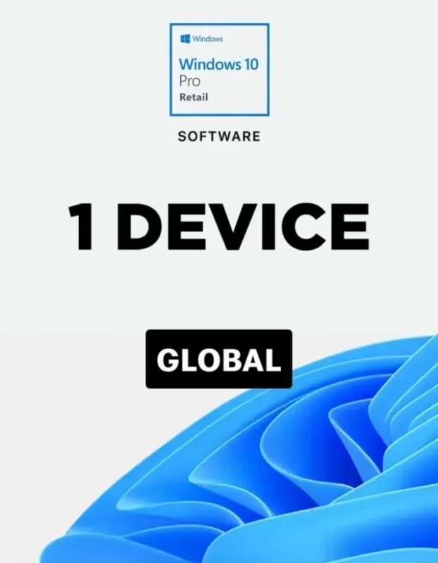 Windows 10 Pro Retail Product Key for 1 PC with Fast Digital Delivery