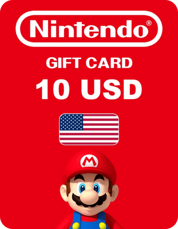 Nintendo eShop 10 USD gift card – United States Digital Key