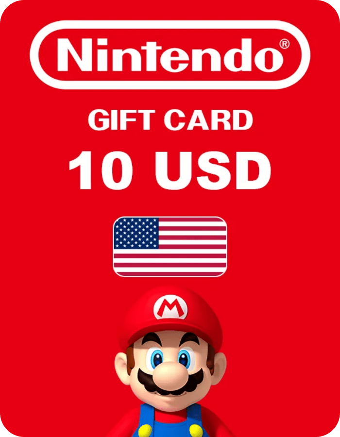 Nintendo eShop 10 USD gift card – United States Digital Key