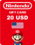 Nintendo eShop 20 USD gift card – United States Digital Key