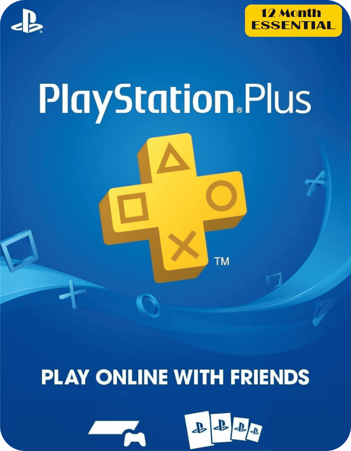 PlayStation Plus Essential 12 Months PSN Account digital membership with instant delivery