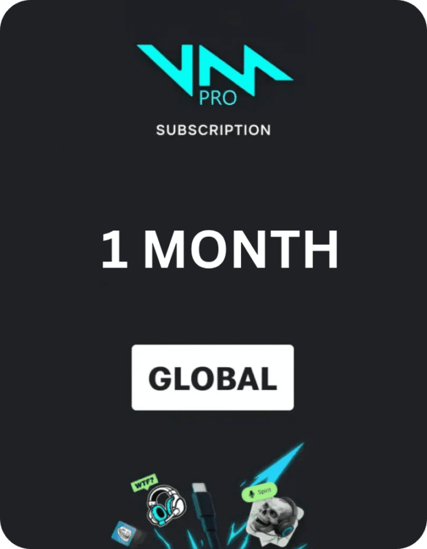 Voicemod PRO 1 Month Key digital subscription with premium voice changer features