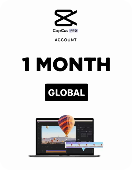 Buy CapCut Pro Account 1 Month Global Instant Delivery