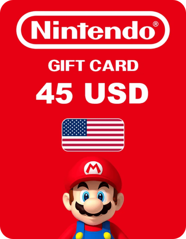 Nintendo eShop 45 USD gift card – United States Digital Key