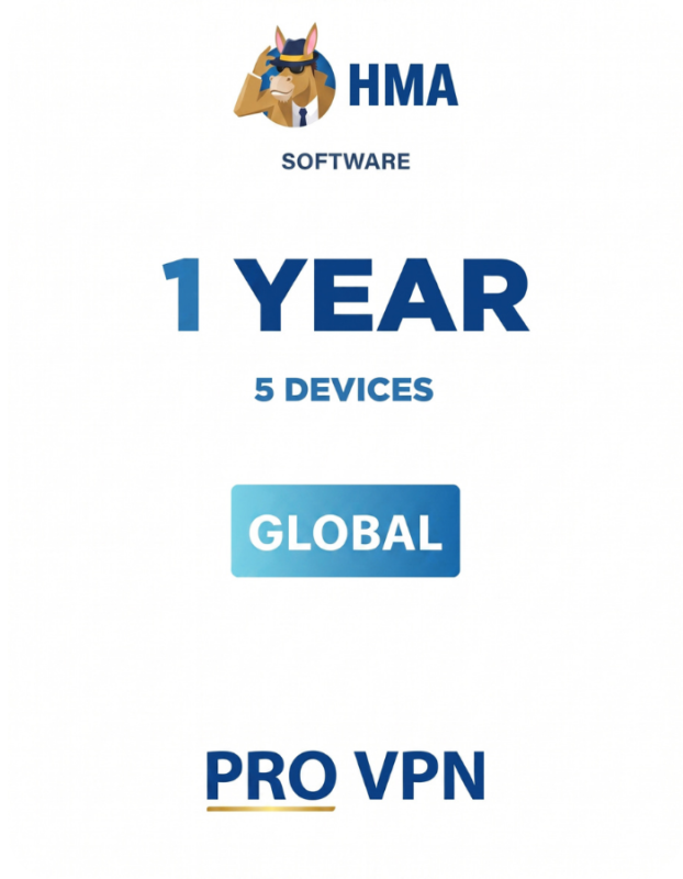 HMA Pro VPN 1 Month key – 5 Devices