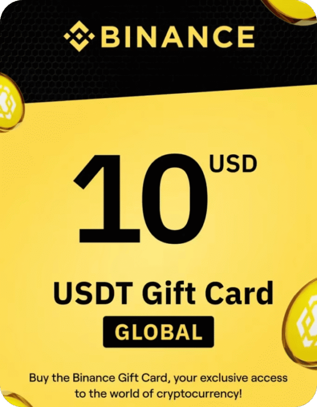 Binance USDT 10 USD Gift Card – Global Digital Key
