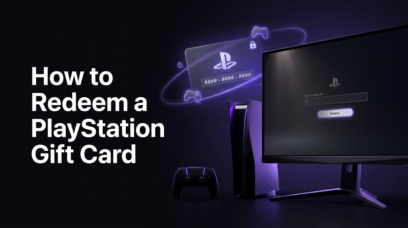 how to redeem PlayStation gift card